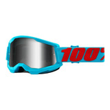 Óculos Motocross Trilha 100% Strata Goggle Huntsitan Verde