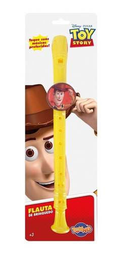 Flauta De Brinquedo Disney Toy Story Amarela Woody - Toyng