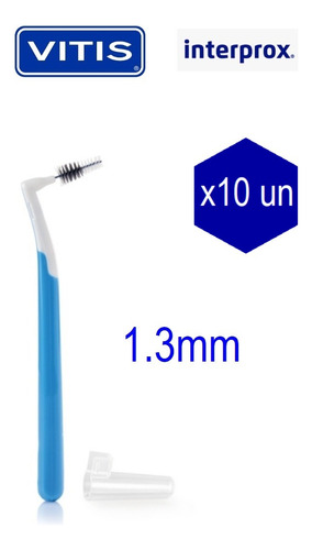 Cepillo Interprox Plus Cónico 1.3mm Pack X10 Unidades