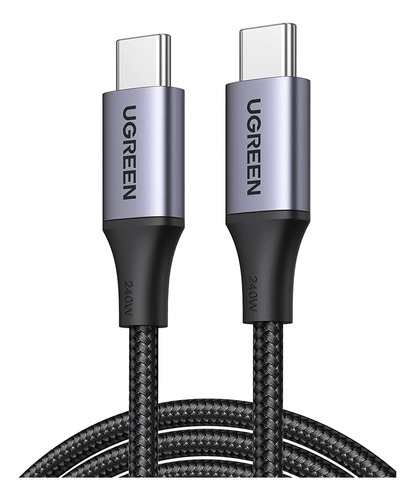 Cable Usb-c Datos Ultrarapido Ugreen 480 Mb, 240w, 2 Metros