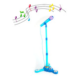 Microfono Pedestal Juguete Mp3 Luces Infantil Juguete Niños