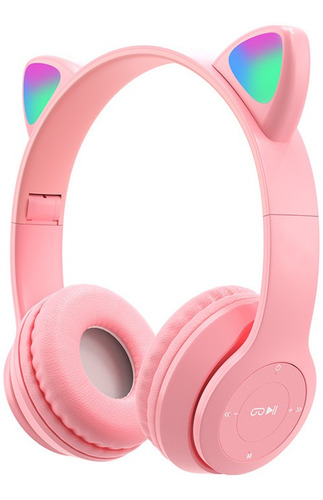 Auriculares Orejitas Led Bluetooth Cat Ear.