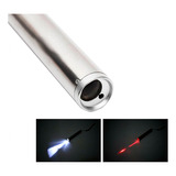 Kit 5 Pcs Linterna Led Metalica Con Laser