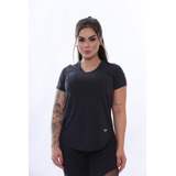 Blusinha Baby Look Comprida Dry-fit Fitiness