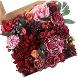 Flores Artificiales, Conjunto De Caja Combinada De Flores Pa