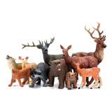 Bosques Animales Figurines Juguetes 10 Piezas Realista ...