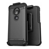 Funda Con Clip Cinturon Moto G7 Play Ultra Protectora Rigida