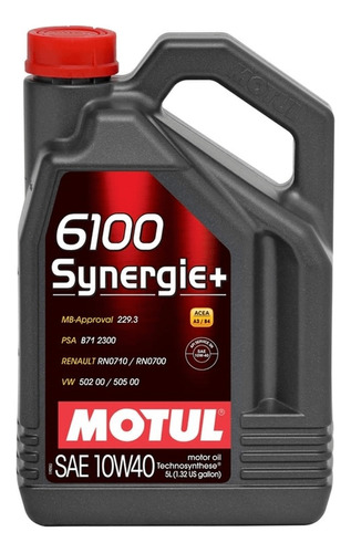 Aceite Motul 4100 10w40 Turbolight X5 Litros Semisintetico 