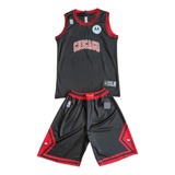 Uniforme Baloncesto Niño Chicago