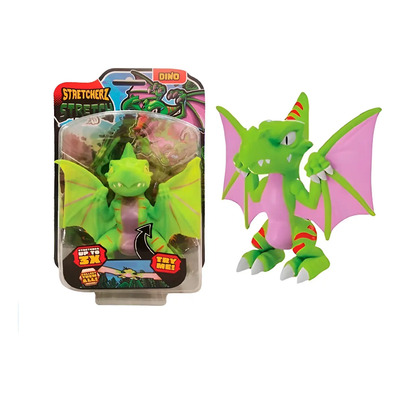 Estirable Muñecos 15 Cm Dino Stretcherz Verde Stretch Candos | MercadoLibre