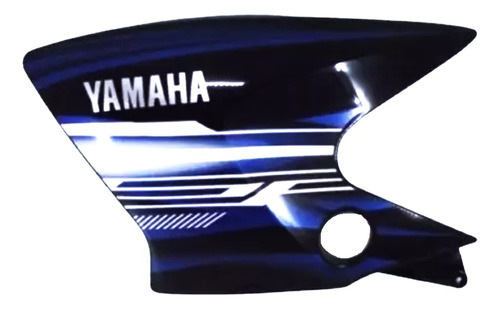 Deflector Tanque Izquierdo Ybr 125 Factor Azul C/ Negro Fas