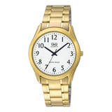 Reloj Para Unisex Q&q Q594 Q594j004y Dorado