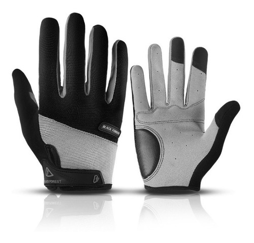 Guantes De Ciclismo Dedo Largo Negro / Wisebikes