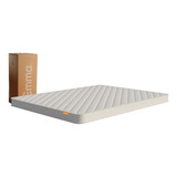 Colchón Emma Confort Hybrid Queen Size | Foam & Resortes Color Blanco