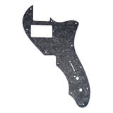 Pickguard Cool Parts Ptt05 Black Pearl Tele Thinline Humbuck