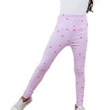 Leggins Niña Estampado Estrellas Corazones