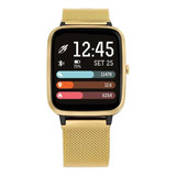 Relógio Mormaii Smartwatch Life Gps Full Molifegaf/7d Cor Da Caixa Dourado Cor Da Pulseira Dourado Cor Do Bisel Dourado