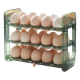 Soporte Abatible Para Huevos Para Refrigerador, Verde