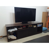 Mueble Tv Rack Nórdico Negro