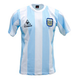 Camiseta Argentina 86 Titular Maradona Mexico 1986 Retro