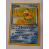 Carta Psyduck Dor De Cabeça Pokemon 50 Ps Nitendo Antiga 