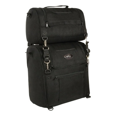 Milwaukee Leather Mp8120: Juego De Bolsas De Cuero Sissy Bar