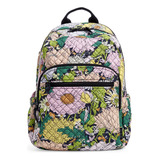 Vera Bradley Mochila Campus Para Mujer, Bolsa De Algodon, Bl