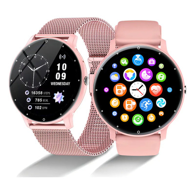 Reloj Inteligente Mujer Zl02 Smartwatch Pro Bt 5.2 Android Ios 1.39 Con Pantalla Rosa Notificaciones Mensajes Reloj Señora Smart Watch Llamadas Bluetooth Deportivo Impermeable Asistente Voz | Envío gratis