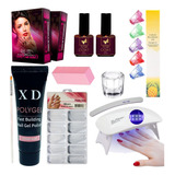 Kit Unhas Polygel Cabine Sun Mini Caneta Óleo Presilha Lixa