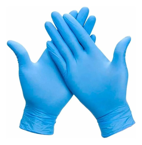 Guantes De Nitrilo Talla L Caja De 100 Unidades 