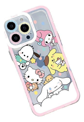 Funda De Teléfono Sanrio Hello Kitty Para iPhone 15 14 13 12