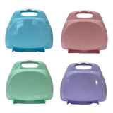 10 Valijas Lunchera Vianda Colegio Souvenir Colores Pasteles