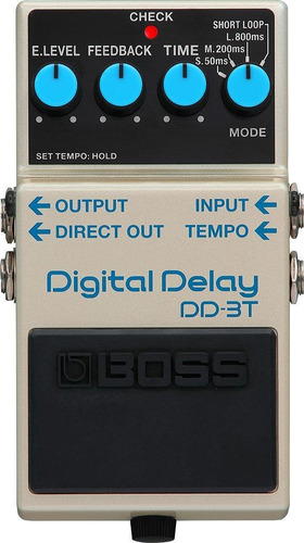 Boss Dd-3t Pedal Compacto De Delay Digital C Salida Directa