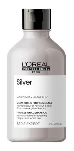 Shampo Silver Loreal 300ml Cabellos Blancos Y Grises