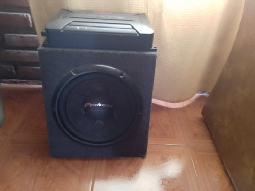 Subwoofer Pioneer  + Cajon + Potencia