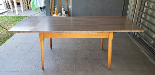 Mesa Madera Extensible Enchapada Fórmica 2.00x0.80m H=78cm