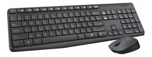 Kit Teclado Y Mouse Inalámbrico Logitech Mk235 Español