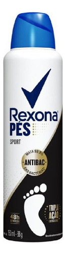 Desodorante Aerosol Para Os Pes Rexona Sport 153ml