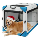 Taus Large Pet Soft Crate Portable Dog Cat Carrier Trave Eem