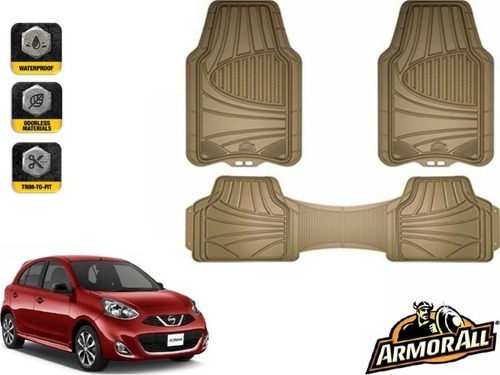 Kit Tapetes Beige Uso Rudo Nissan March 1.6l 2016 Armor All
