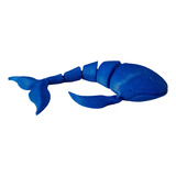 Juguete Animales Acuaticos Ballena Impreso 3d Flexible 