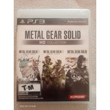 Metal Gear Solid  Hd Collection Ps3 Impecable De Colección 