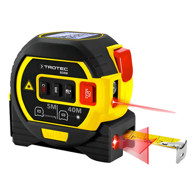 Flexómetro Laser Trotec BD8M Medidor 40m Interior Pantalla Retroiluminada | Meses sin interés