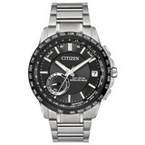 Citizen World Time Black Dial Cc3005-85e ....... Dcmstore Color De La Correa Acero Color Del Bisel Acero Color Del Fondo Negro