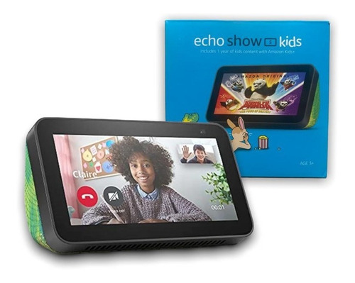 Echo Show 5 2da Gen Kids Edición Camaleón Con Alexa Niños 3+