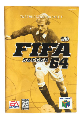 Fifa Soccer 64 Nintendo 64 Manual Original