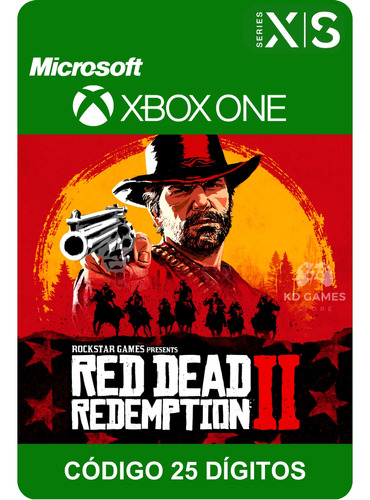 Red Dead Redemption 2 Xbox One Series X|s Código 25 Dígitos