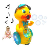 Burbuja De Jabón Robo Ducky Drops Con Sonido Y Luz Para Niño