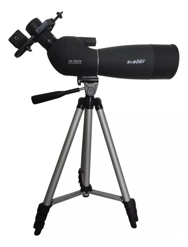 Monóculo Luneta Telescópio 70mm Zoom 75x Tripé Profissional