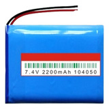 104050 7,4v Ws 6933 2 Fios 2200mah 10mm X 40mm X 50mm 